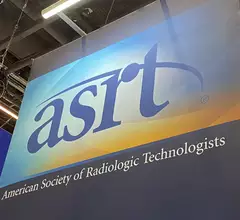 ASRT American Society of Radiologic Technologists booth RSNA 2023. Photo by Dave Fornell. #RSNA #RSNA23 #RSNA2023