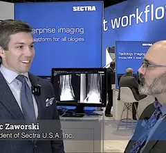 Video of Isaac Zaworski, president of Sectra U.S.A. Inc, discussing trends in radiology informatics system at RSNA 2023. #enterpriseimaging #RSNA #Sectra #RSNA23 #RSNA2023 #HealthIT #cloudstorage #SaaS #radiology