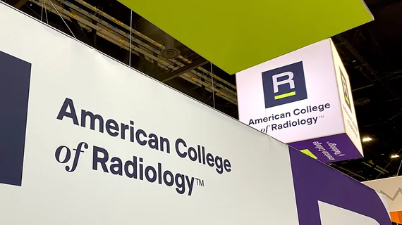 American College of Radiology (ACR) booth at RSNA 2023. Photo by Dave Fornell. #RSNA #RSNA23 #RSNA2023 orthopedic imaging
