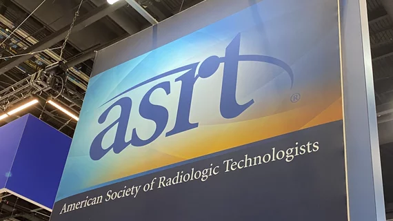 ASRT American Society of Radiologic Technologists booth RSNA 2023. Photo by Dave Fornell. #RSNA #RSNA23 #RSNA2023