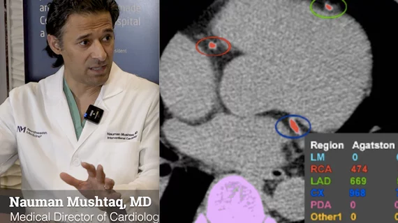 Nauman Mushtaq, MD, Northwestern Medicine, explains the value of CT coronary calcium scoring for patients and for the cardiology business model.